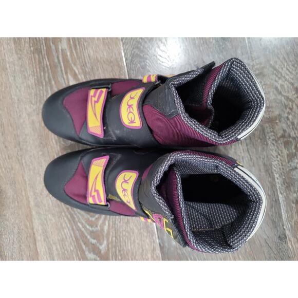 Duegi winter Mountain Bike Shoes Size EU 41 US Sz.‎ 8 Black & Purple - Italy - Picture 2 of 5